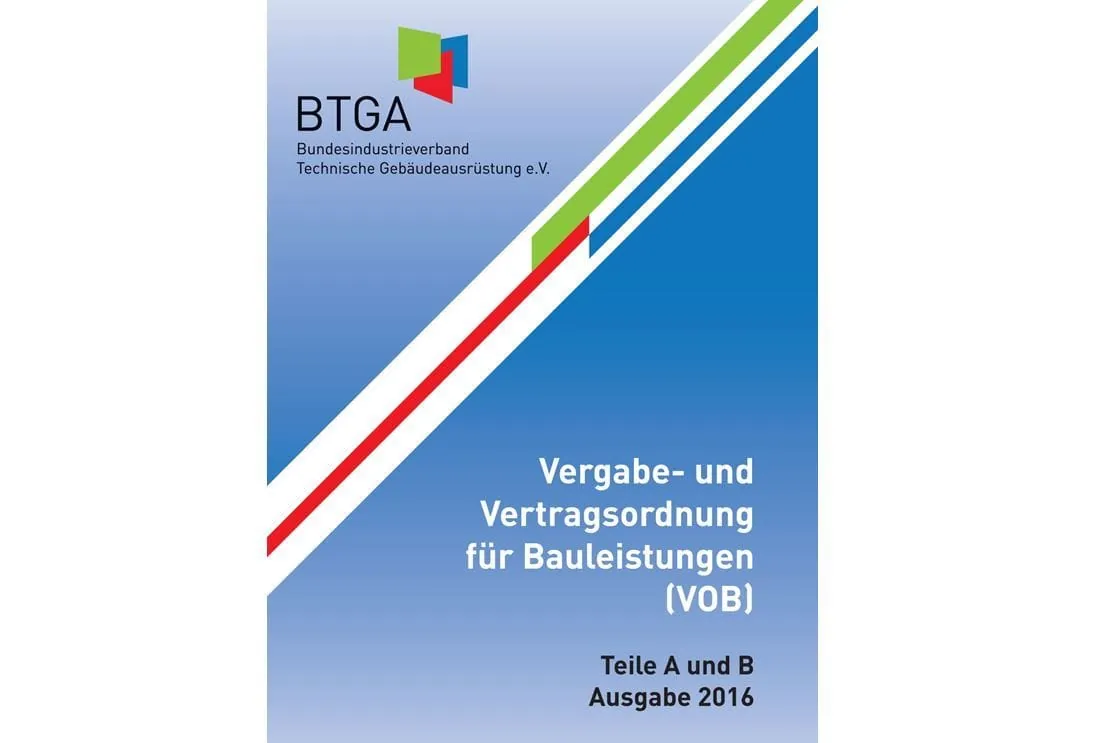 Neuer BTGA-Sonderdruck „VOB 2016“ erschienen