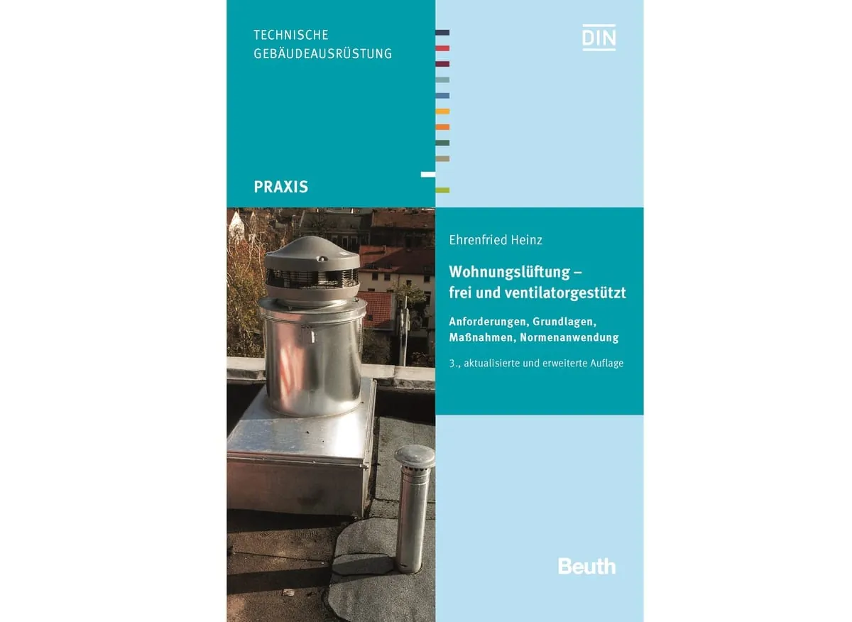 Fachbuch: Wohnungslüftung – frei und ventilatorgestützt