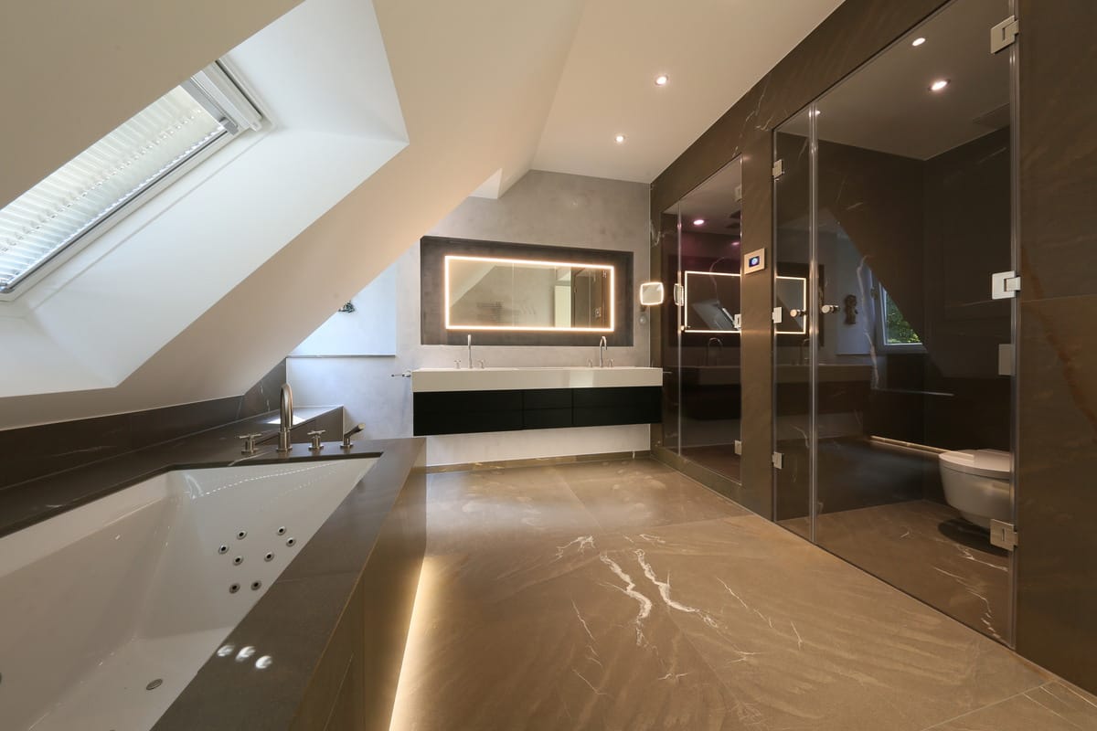 Houzz-Badezimmertrends: Hightech ist in!