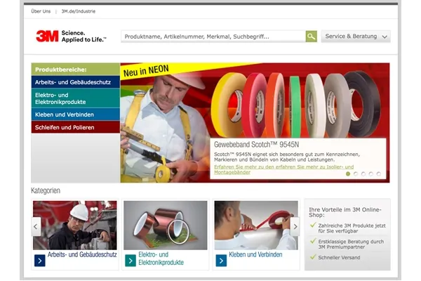 3M startet Online-Shop für Geschäftskunden
