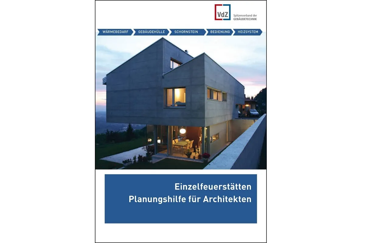VdZ-Broschüre: Planungshilfe für Einzelfeuerstätten
