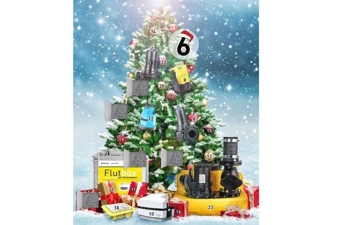 Pentair Jung Pumpen: Adventskalender mit „Know-how“
