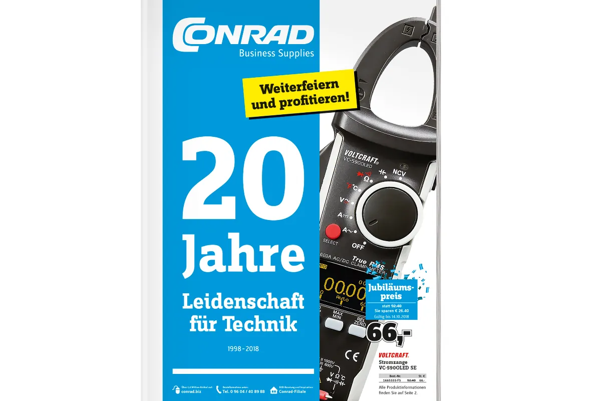 Conrad Business Supplies präsentiert Jubiläumskatalog