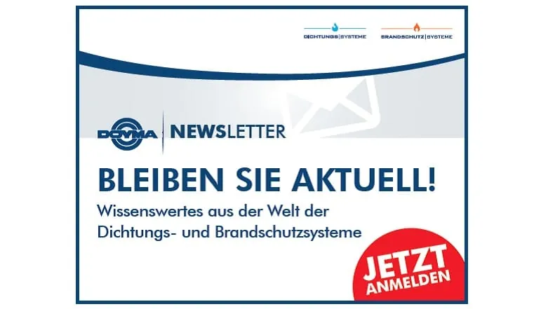 DOYMA startet Newsletter-Service: Neues über Dichtungs- und Brandschutzsysteme