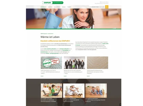 Empur: Neuer Internetauftritt noch kundenfreundlicher