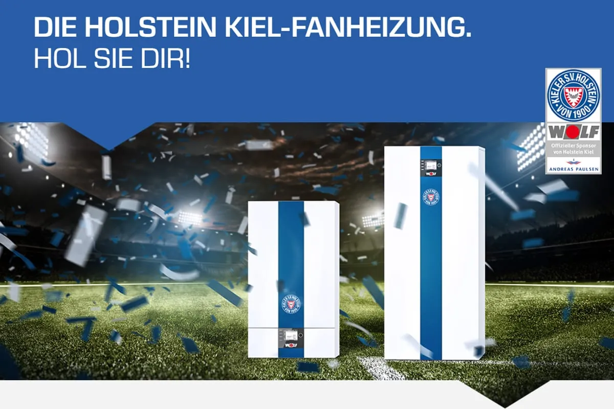 Wolf ist neuer Sponsor des Fußballclubs Holstein Kiel