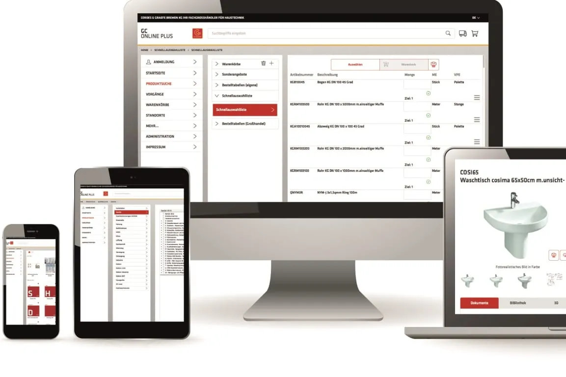 GC-Gruppe: Web-Shop „GC Online Plus“ in neuem Outfit