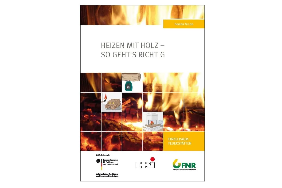 Informationsbroschüre „Heizen mit Holz – so geht´s richtig“