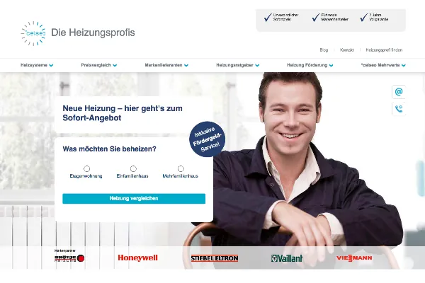 Heizungspreisvergleich von Celseo
