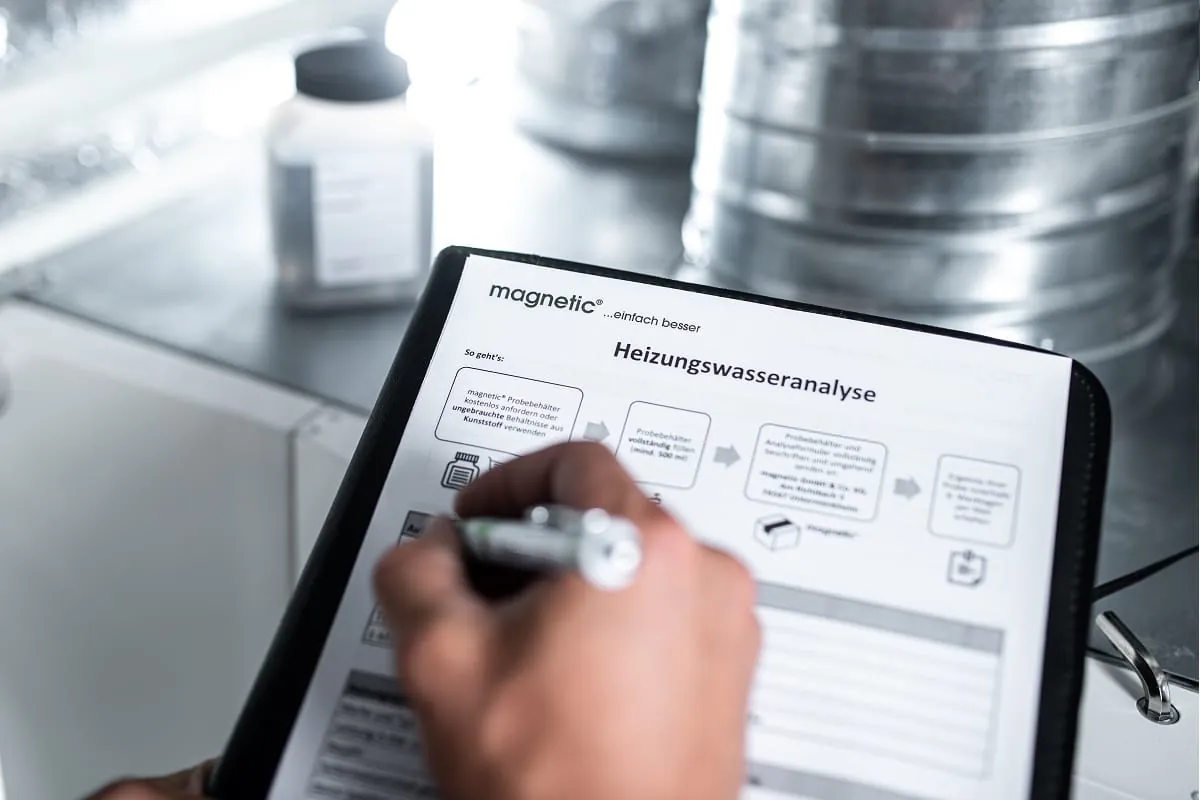 Magnetic: Heizungswasseranalysen – kostenlos und lösungsorientiert