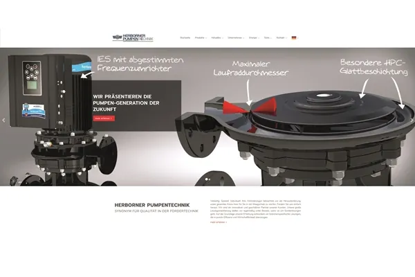 Herborner Pumpentechnik mit neuer Internetpräsenz