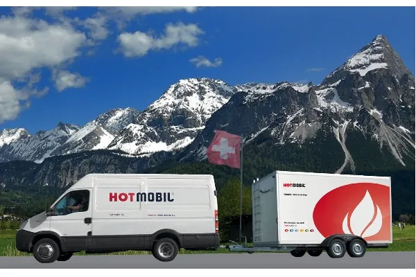 Hotmobil versorgt Schweizer Kunden