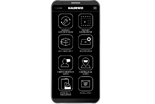 Kaldewei-App unterstützt Fachpartner