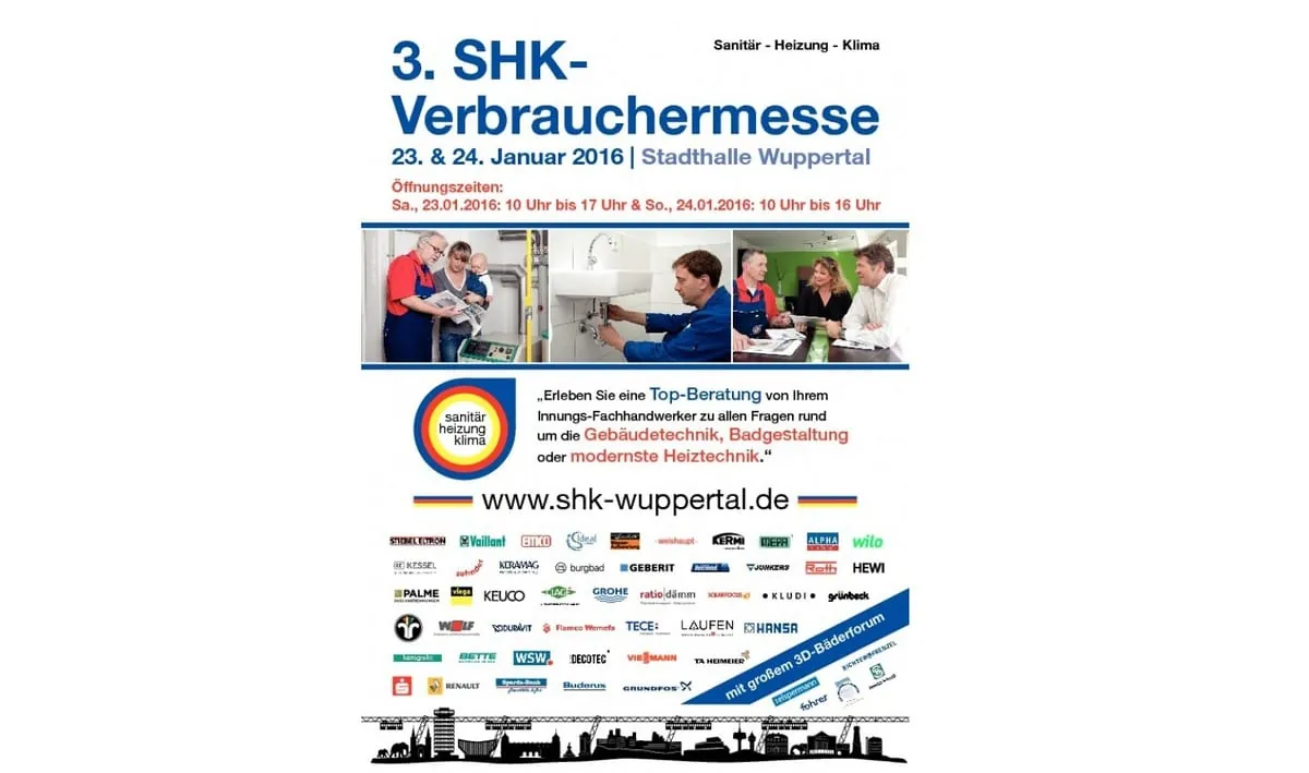 3. Wuppertaler SHK-Verbrauchermesse