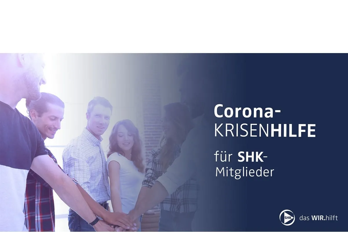 Corona-Soforthilfe-Maßnahmen für Mitglieder der SHK AG
