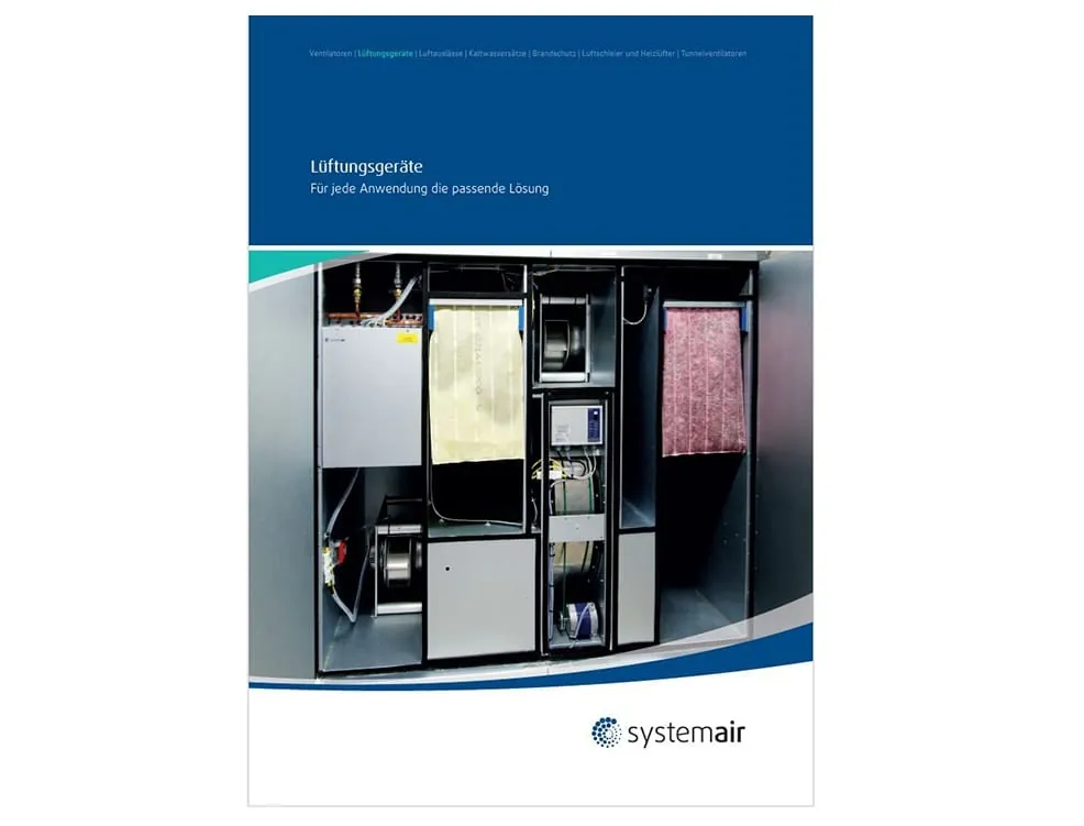 Systemair-Lüftungsgeräte – Neuer Katalog veröffentlicht