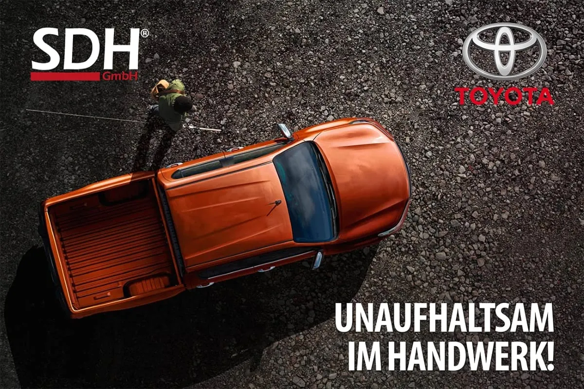 Unaufhaltsam im Handwerk mit Toyota und SDH