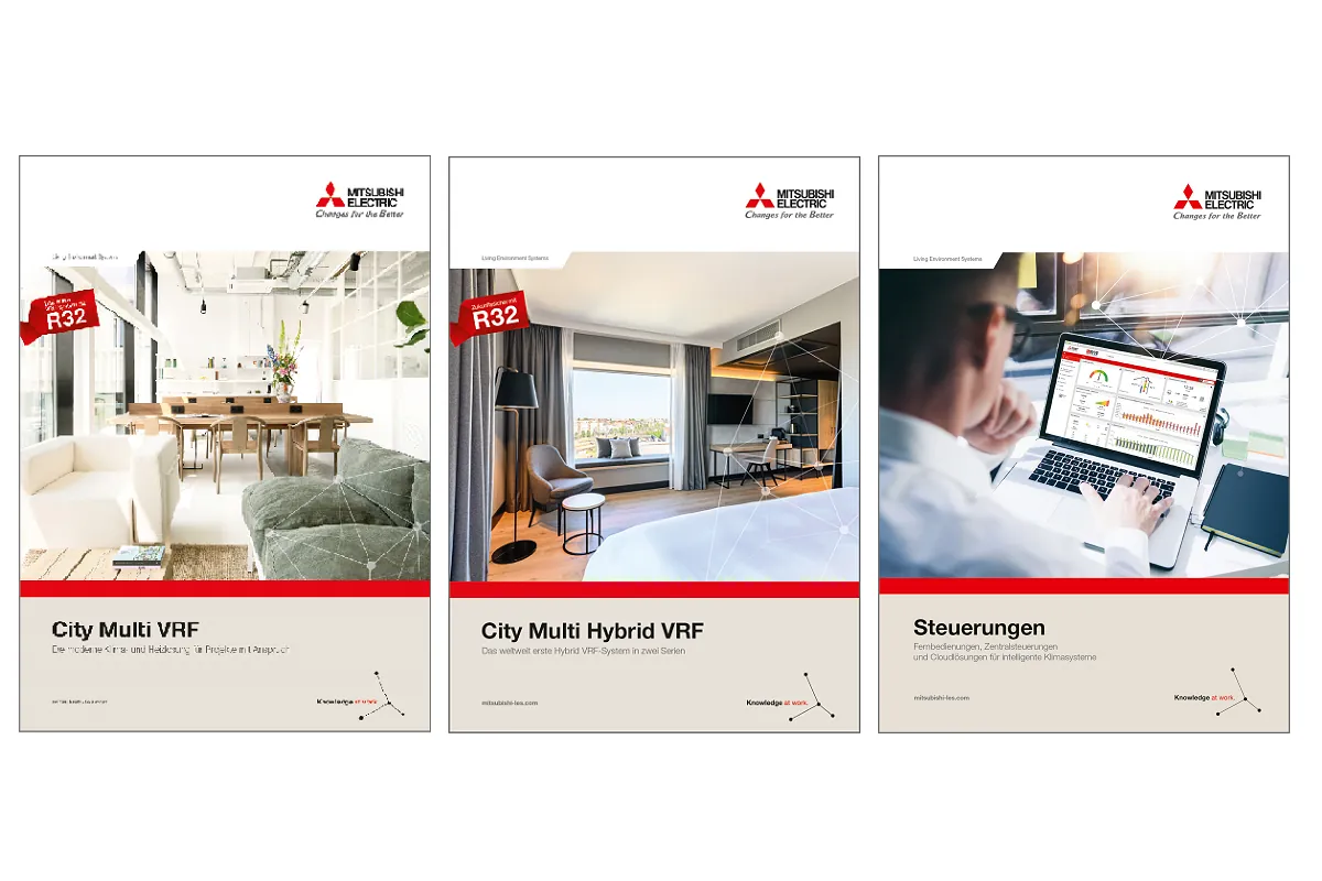 Drei Broschüren für Planung und Installation