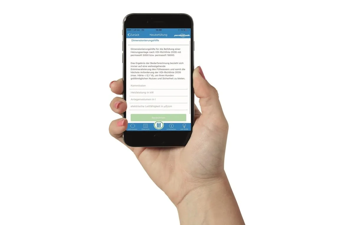 Richtig dimensionieren mit der Perma-Trade App