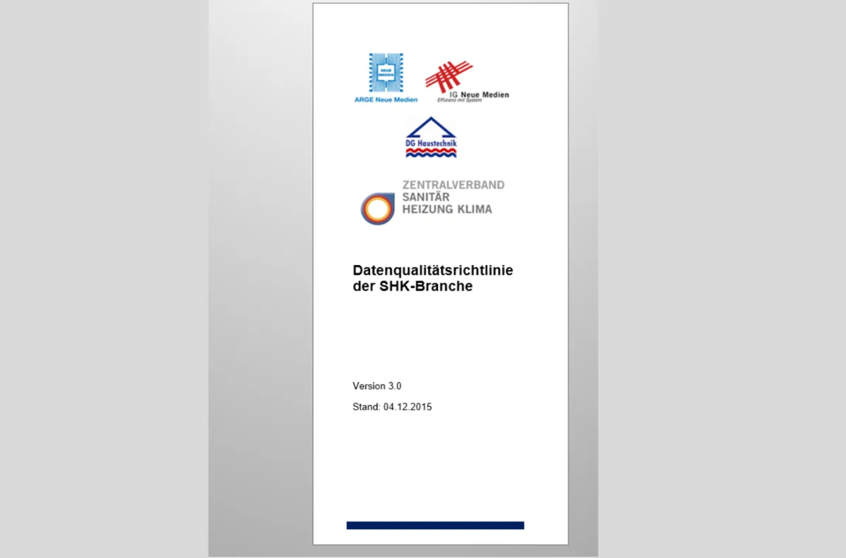 Neue Richtlinie zur Qualität von Produktdaten verabschiedet