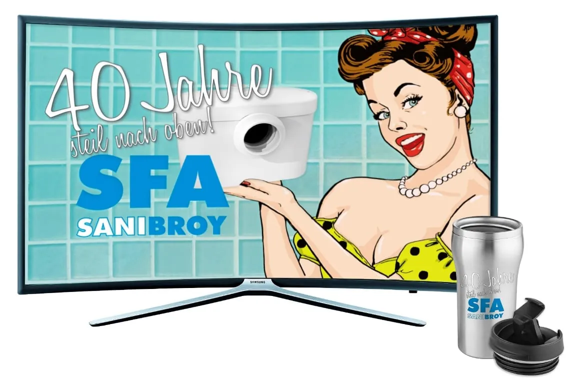 SFA Sanibroy: TV-Kampagne zum 40. Geburtstag