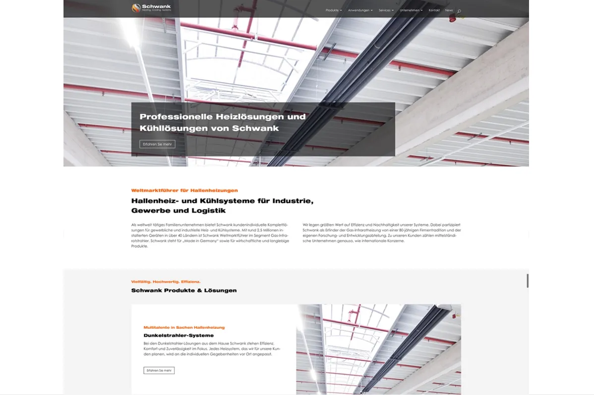 Schwank mit neuem Internet-Auftritt