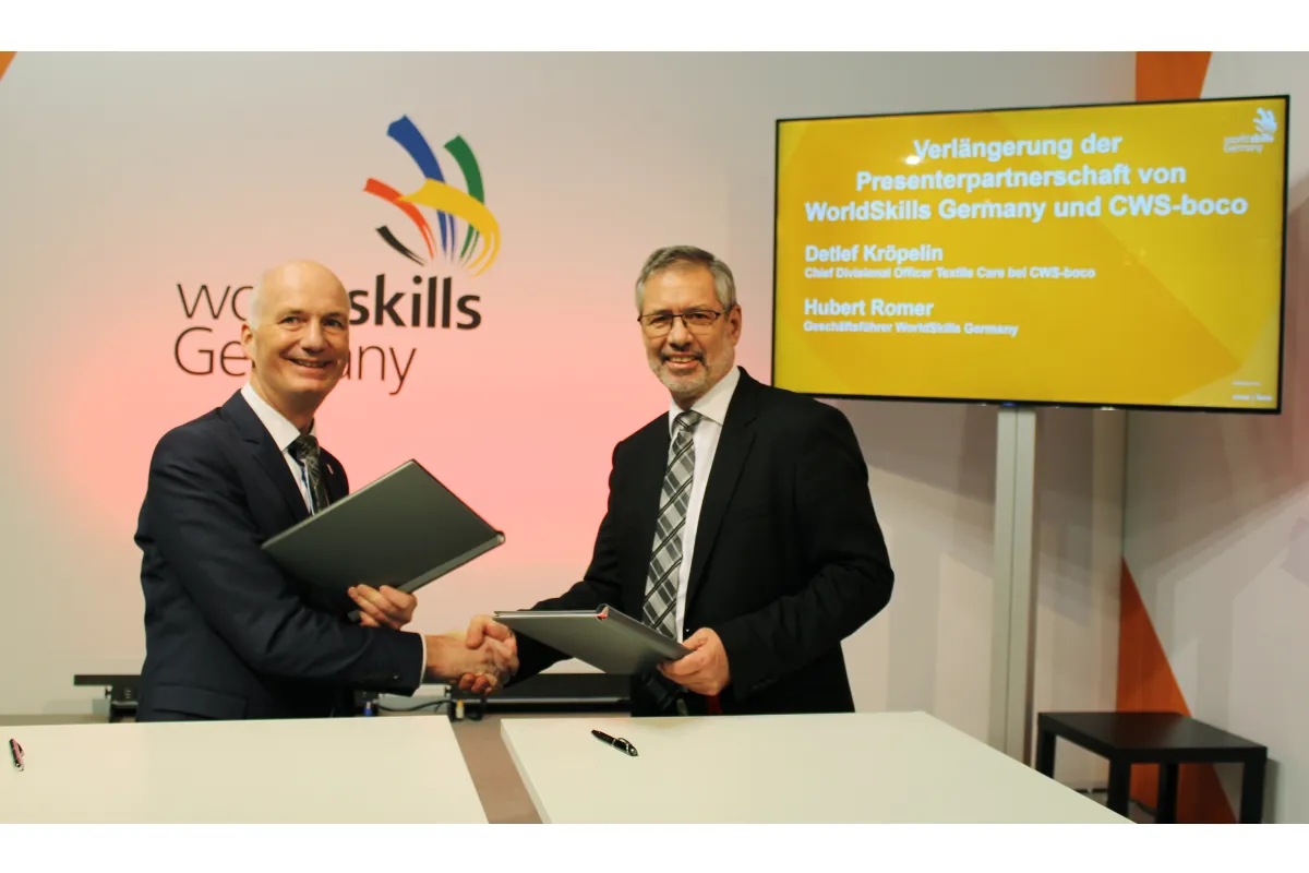 CWS-boco verlängert Kooperation mit WorldSkills Germany