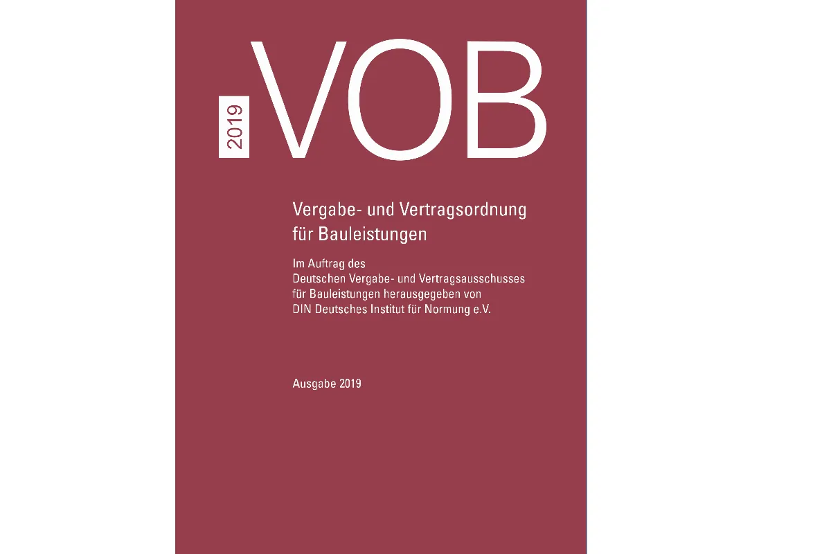 Neue VOB Gesamtausgabe 2019
