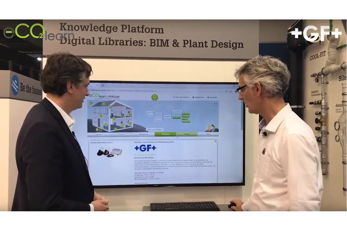 GF Piping Systems kooperiert mit Wissensplattform ecolearn