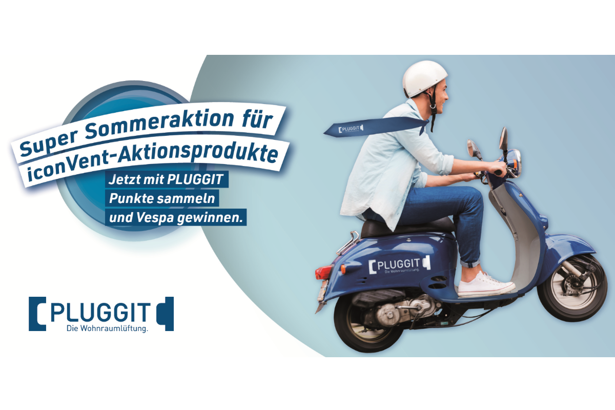 Prämienaktion für iconVent Einzelraumlüfter von Pluggit