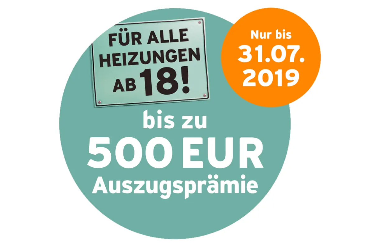 Aktion Heizungstausch: für alle Heizungen ab 18