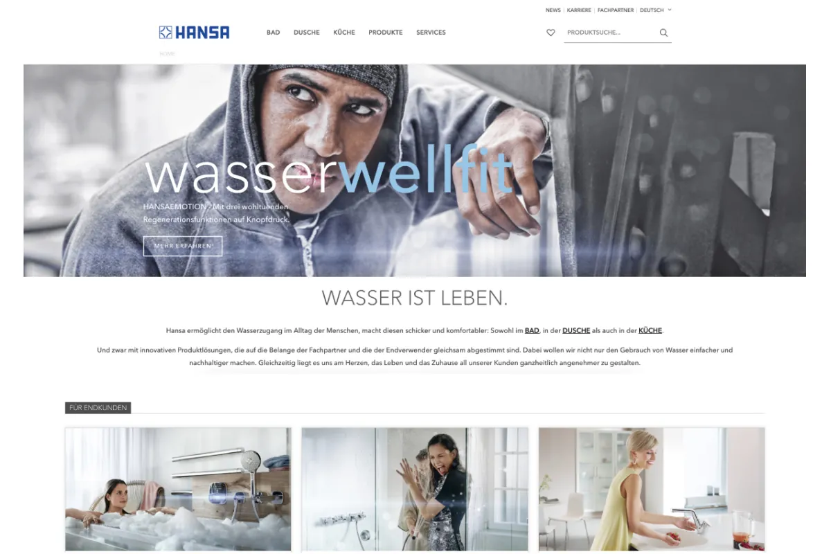 Hansa mit neuer Website