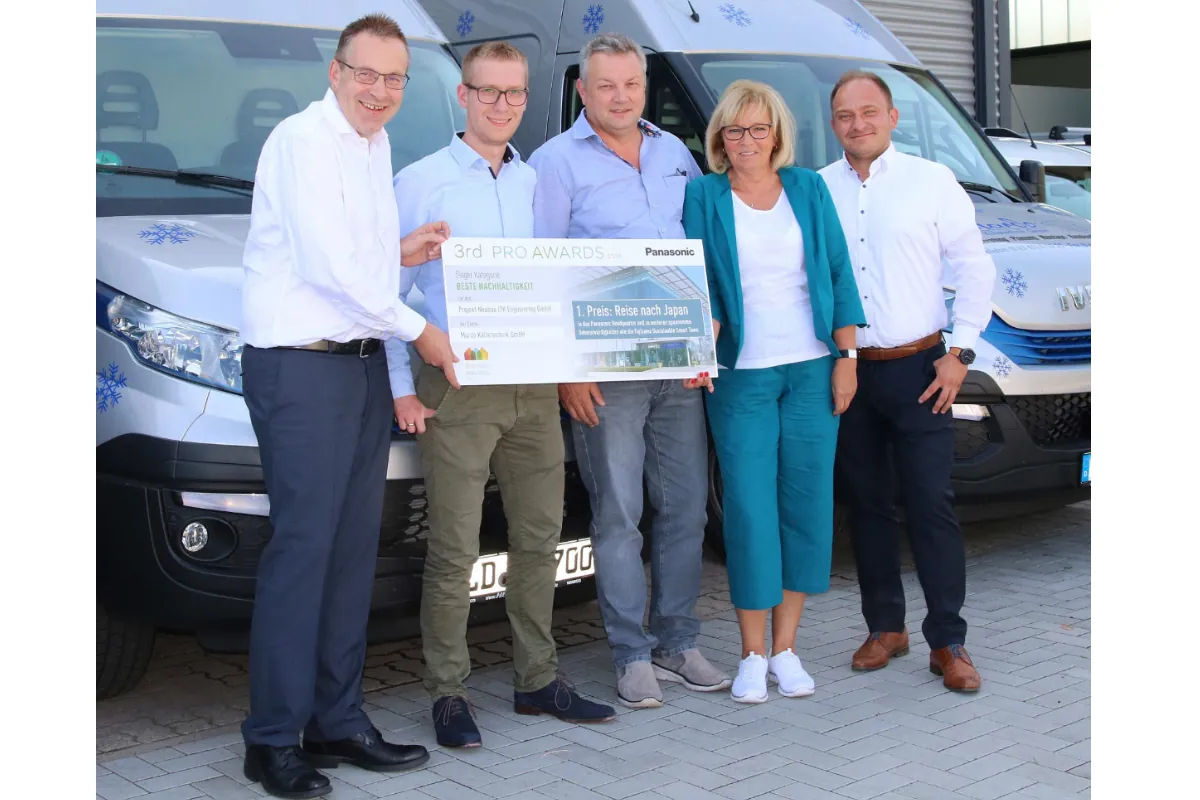 Panasonic PRO Award für Mardo-Kältetechnik GmbH