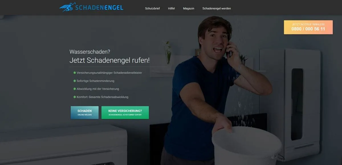 Novum in der Handwerksbranche: rückwirkende Versicherung für Wasserschäden