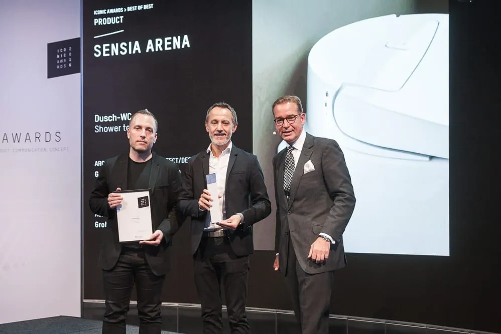 Grohe: Dusch-WC „Sensia Arena“ gewinnt Iconic Award
