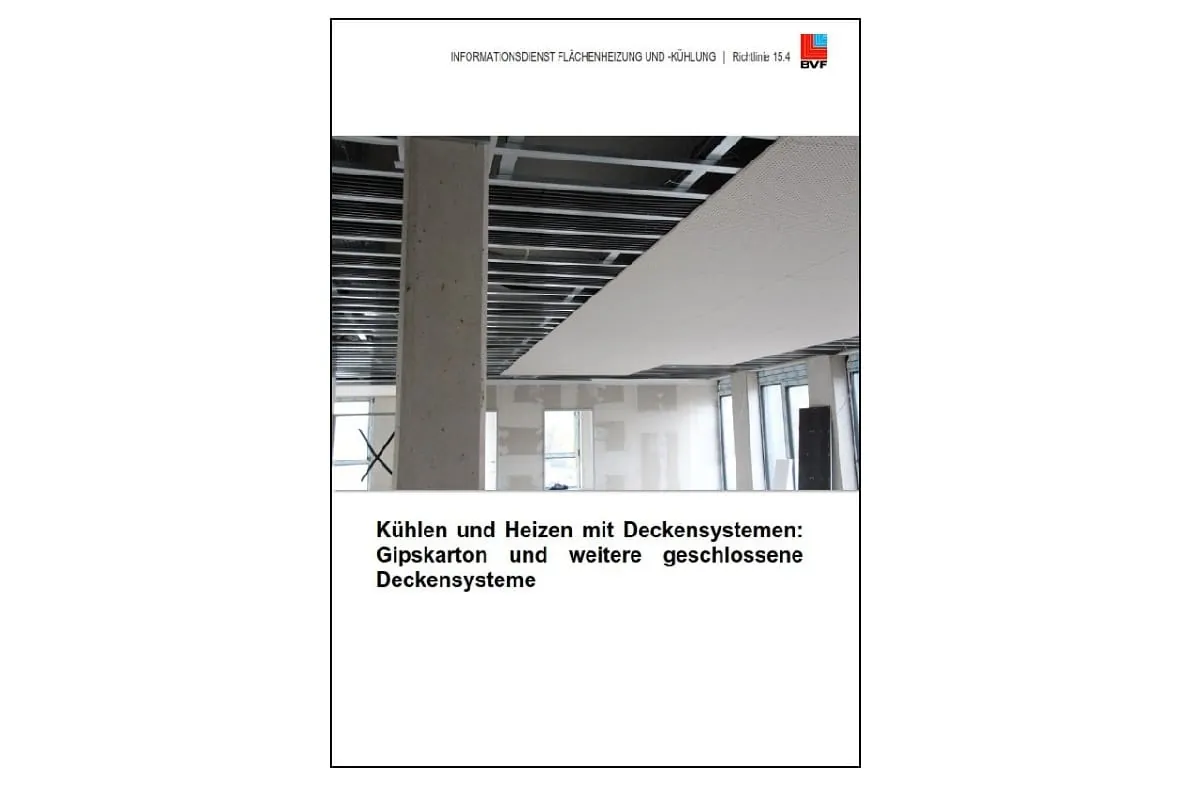 BVF-Richtlinie mit dem Thema Gipskartondecken