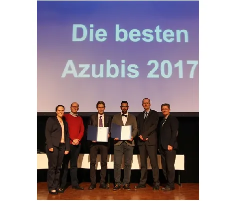 Zwei Auszubildende von Grohe für die beste Abschlussprüfung geehrt