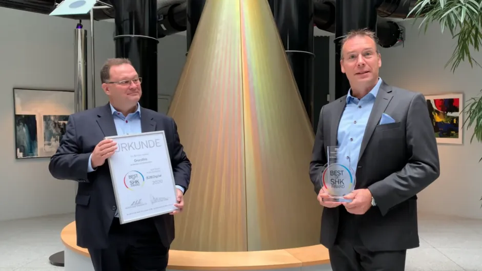 Video: Best of Award 2020: Preisverleihung an die Grundfos GmbH