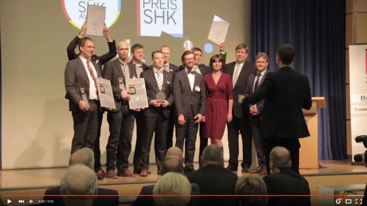 Video: Marketingpreis für das deutsche SHK-Handwerk und Best-of-SHK-Award 2016