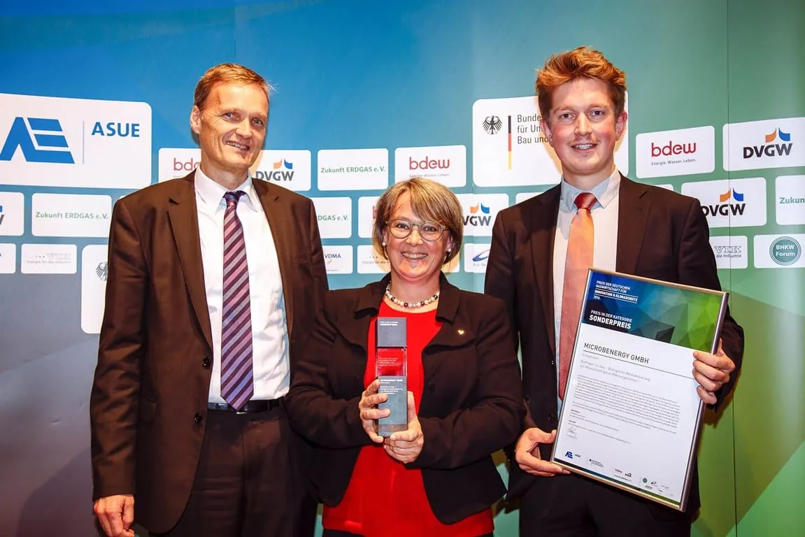 Viessmann: „MicrobEnergy“ erhält Sonderpreis der Deutschen Gaswirtschaft