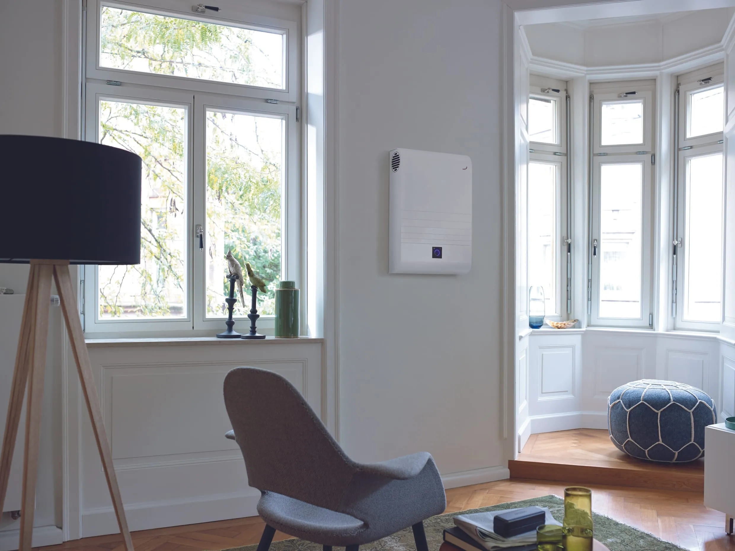 Ausgezeichnete Frischluftversorgung