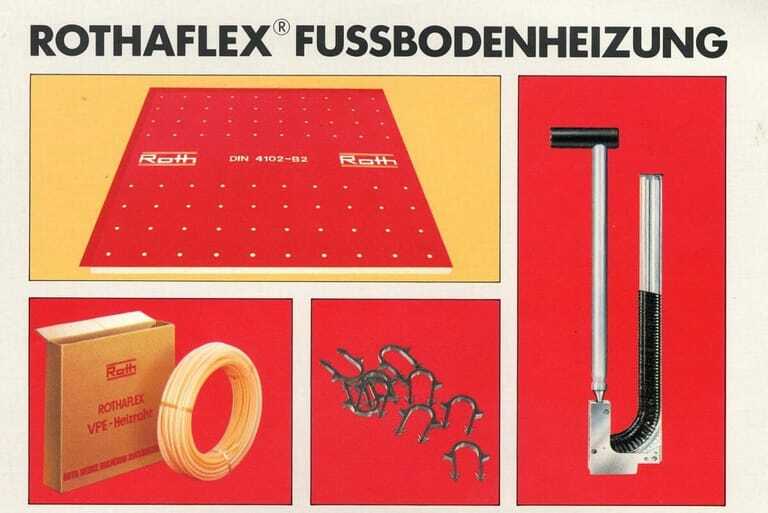 Fußbodenheizung: 40 Jahre Original-Tacker-System - Si