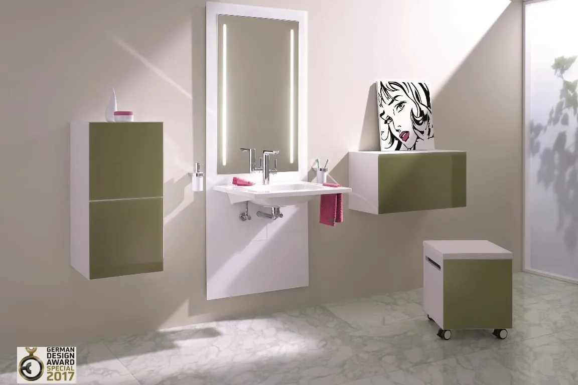 HEWI: German Design Award für Waschtisch- und WC-Module „S 50“
