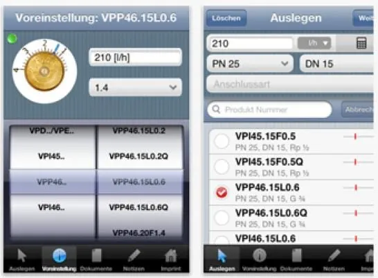 Siemens App soll Ventilauswahl erleichtern