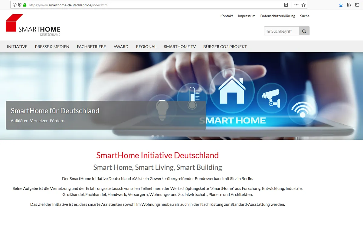 „Bürger CO2-Projekt“ der SmartHome Initiative