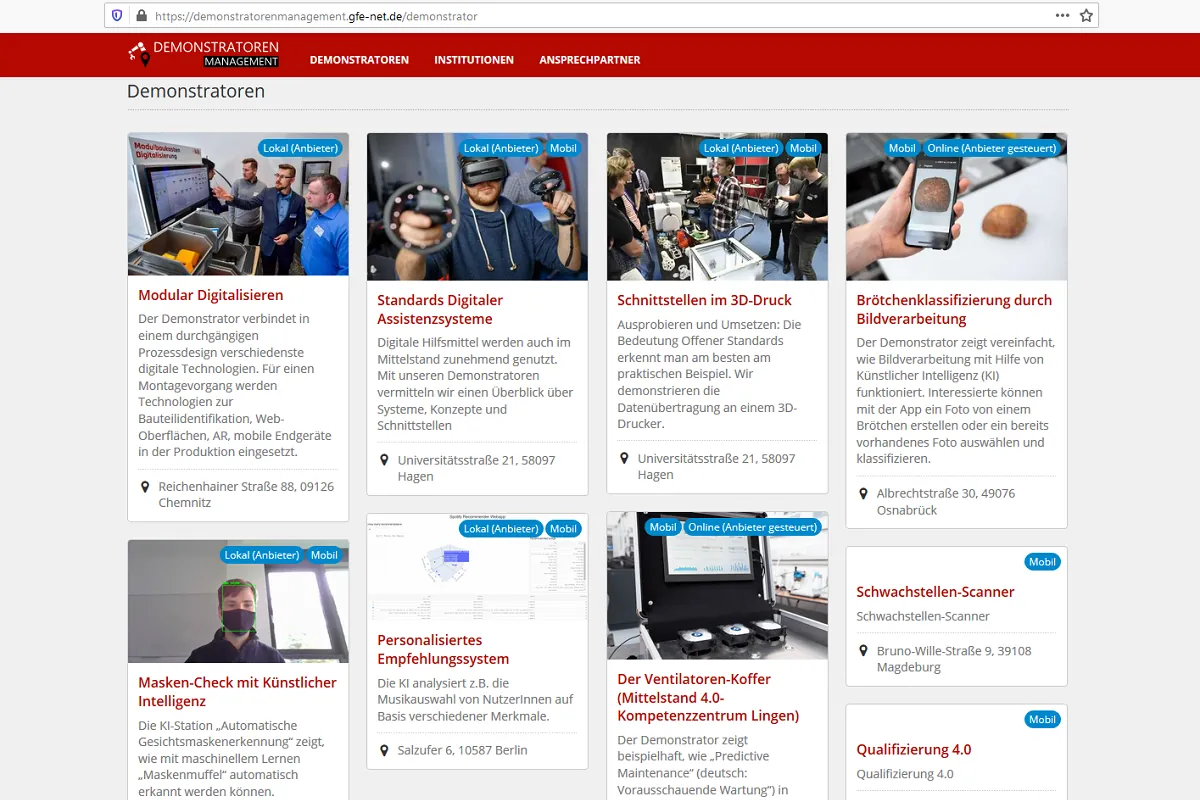 Mittelstand-Digital: Digitalisierung zum Anfassen