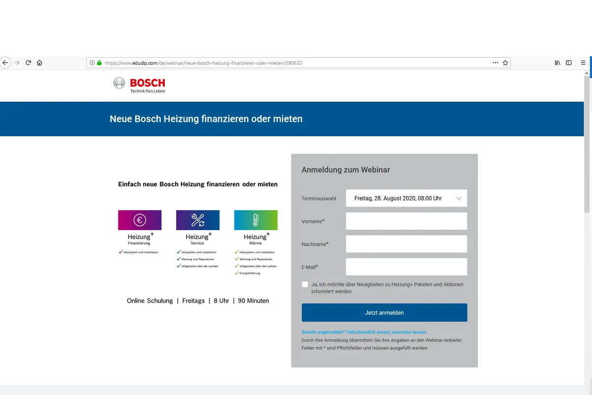 Bosch: Online-Trainings ergänzen Präsenz-Seminare