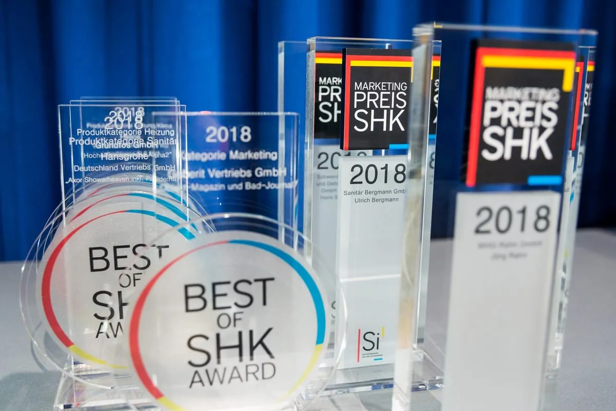 Marketingpreis und Best of SHK Awards 2018