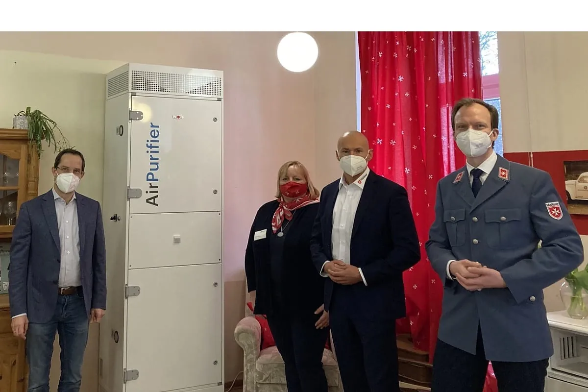 Wolf: Malteser Demenzcafés erhalten Raumluftreiniger