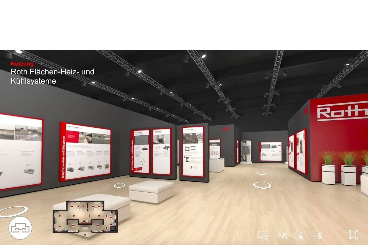Roth: Virtueller Messestand zeigt Energiesysteme